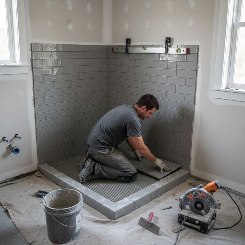 Shower Drain Installation detail