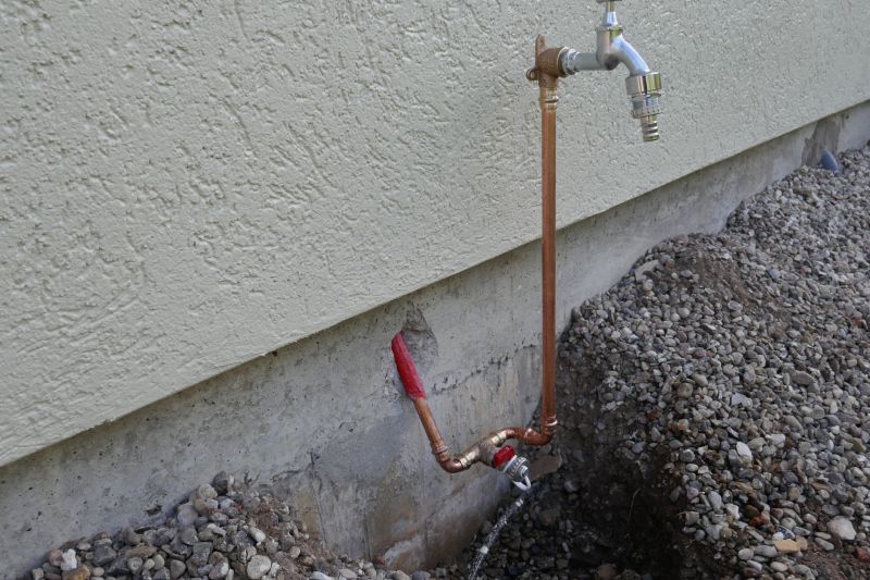 Outdoor Hydrant Installation